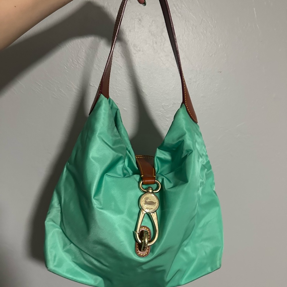 Dooney & Bourke teal Shoulder Bag tote